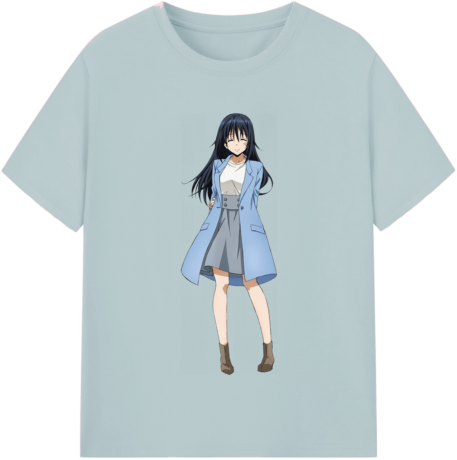 （画像用） 転スラ Regarding Reincarnated to Slime 綿100％半袖Tシャツ（フロントプリント）